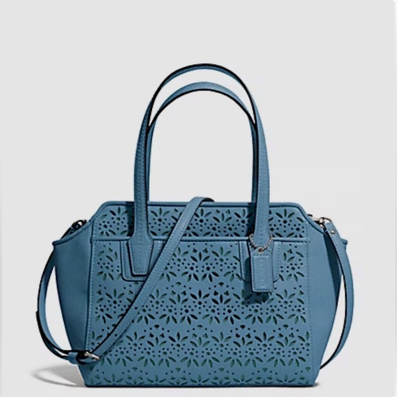 Coach Taylor Eyelet Satchel - Picture 2 of 10